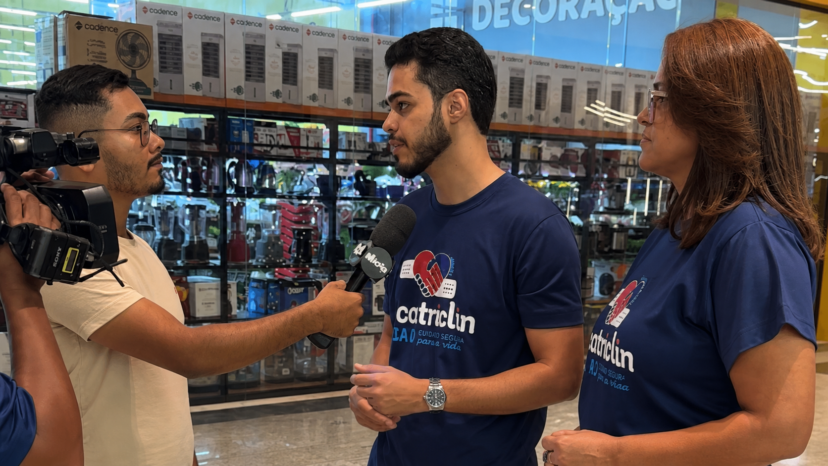 Dr. Lucas Cunha durante entrevista sobre prevenção ao diabetes em Araguaína